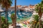 Picture of VIEW OF BOATS IN OLD PORT-DALMATIAN COAST-ADRIATIC SEA-CROATIA-EASTERN EUROPE