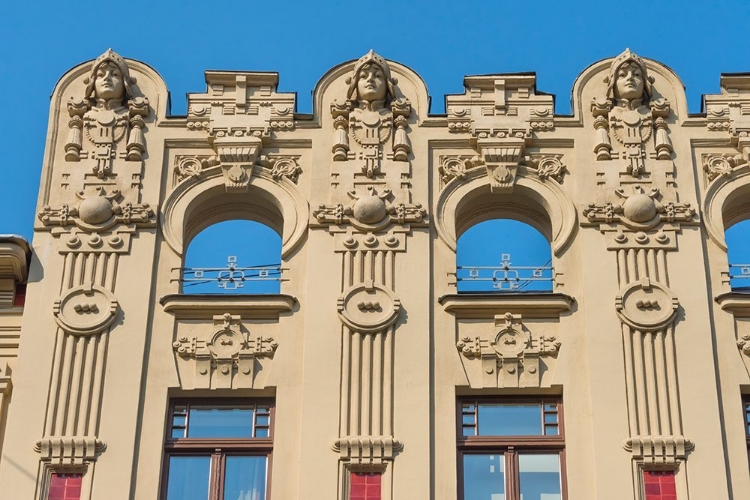 Picture of ART NOUVEAU BUILDING ON ALBERTA STREET IN CENTRAL RIGA-LATVIA