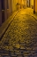 Picture of NIGHT VIEW OF COBBLESTONE STREET IN THE OLD TOWN-RIGA-LATVIA