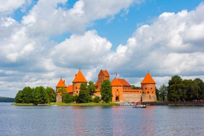 Picture of TRAKAI ISLAND CASTLE ON LAKE GALVE-LITHUANIA