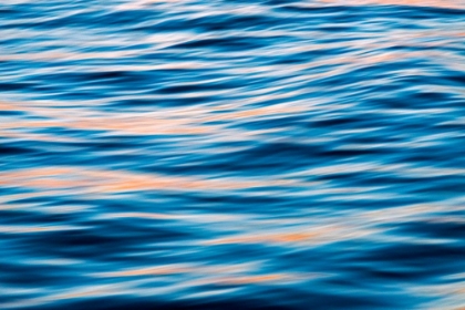 Picture of OCEAN WAVES AT SUNSET-GREENLAND