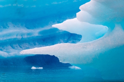 Picture of CLOSE UP OF BLUE ICE IN THE FJORD OF NARSARSUAQ-GREENLAND