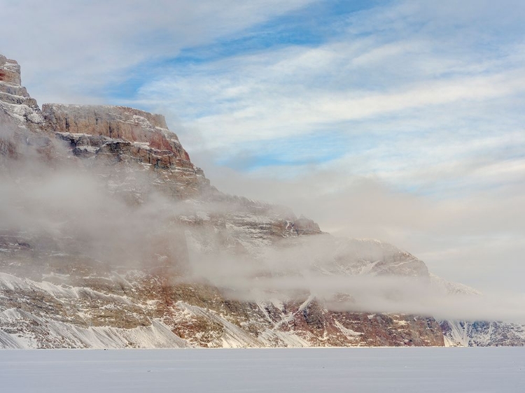 Picture of STOREN ISLAND-FROZEN INTO THE SEA ICE OF THE UUMMANNAQ FJORD SYSTEM DURING WINTER-GREENLAND-DANISH 