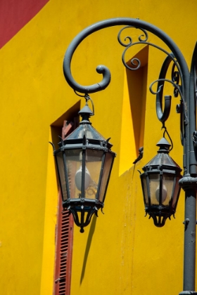 Picture of ARGENTINA-BUENOS AIRES-LA BOCA-CAMINITO STREET (TANGO STREET) TYPICAL COLORFUL PAINTED WALL