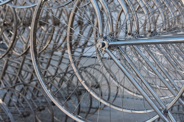 Picture of METAL BICYCLE WHEELS