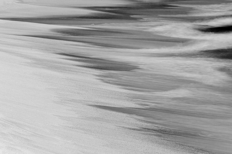 Picture of SURF PATTERN WASHING UP ON WHITE SANDY BEACH-ESPANOLA ISLAND-GALAPAGOS ISLANDS-ECUADOR