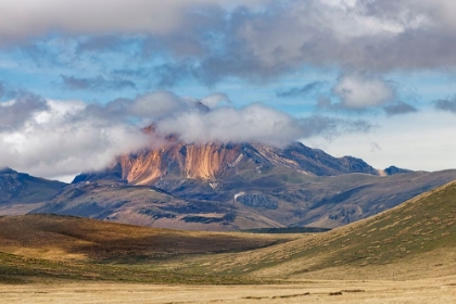 Picture of DISTANT MOUNTAIN AND CLOUDS AT HIGH ELEVATION-ANTISANA ECOLOGICAL RESERVE-ECUADOR