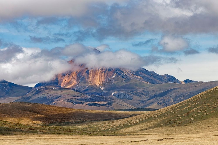 Picture of DISTANT MOUNTAIN AND CLOUDS AT HIGH ELEVATION-ANTISANA ECOLOGICAL RESERVE-ECUADOR