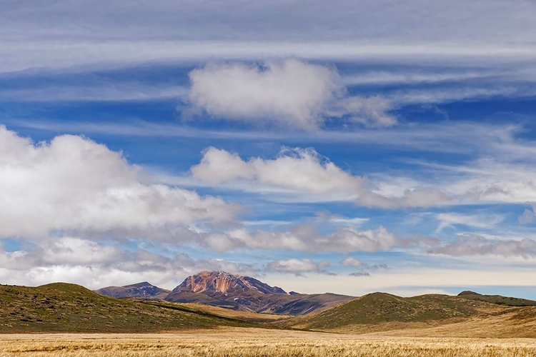 Picture of DISTANT MOUNTAIN AND CLOUDS AT HIGH ELEVATION-ANTISANA ECOLOGICAL RESERVE-ECUADOR