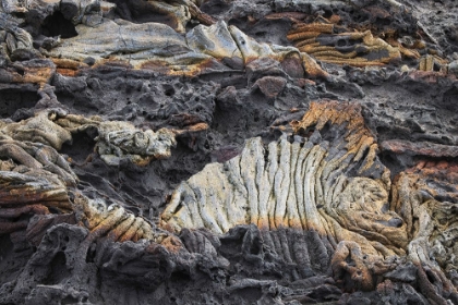 Picture of RECENT PAHOEHOE LAVA FLOW-SULLIVAN BAY-SANTIAGO ISLAND-GALAPAGOS ISLANDS-ECUADOR