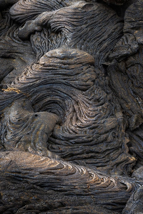 Picture of RECENT PAHOEHOE LAVA FLOW-SULLIVAN BAY-SANTIAGO ISLAND-GALAPAGOS ISLANDS-ECUADOR