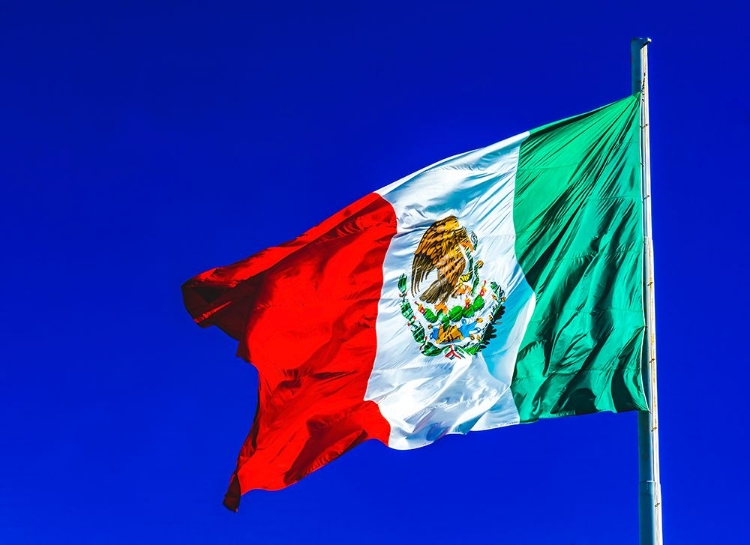 Picture of COLORFUL MEXICAN FLAG-SAN JOSE DEL CABO-MEXICO