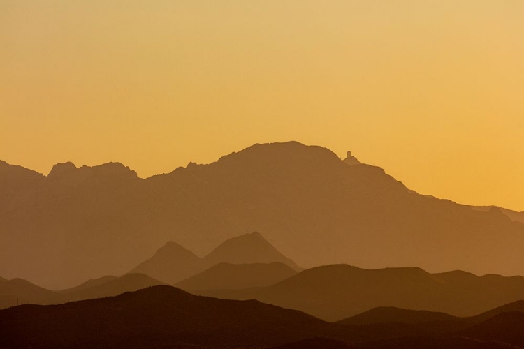 Picture of QUINLAN MOUNTAINS WITH KITT PEAK NATIONAL OBSERVATORY NEAR TUCSON-ARIZONA-USA