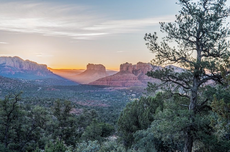 Picture of ARIZONA-SEDONA CATHEDRAL ROCK AT SUNRISE