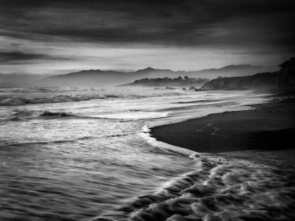 Picture of USA-CALIFORNIA-CAMBRIA DUSK AT MOONSTONE BEACH