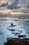 Picture of USA-CALIFORNIA-LA JOLLA OCEAN WAVES AND ROCKS AT DUSK