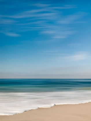 Picture of USA-CALIFORNIA-LA JOLLA OCEAN ABSTRACT BLUR AT MARINE STREET BEACH