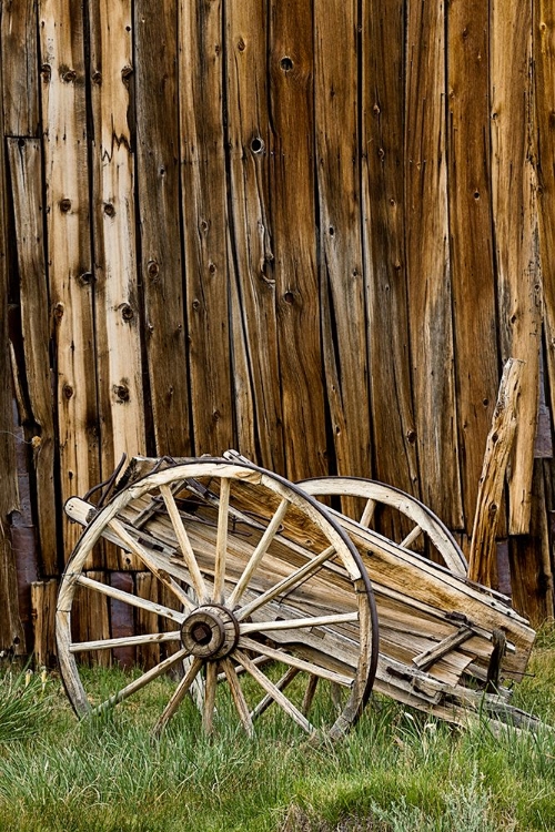 Picture of ABANDONED WOODEN WAGON-BODIE STATE HISTORIC PARK-CALIFORNIA