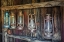 Picture of ANTIQUE LANTERNS-BODIE STATE HISTORIC PARK VIEWED THROUGH WINDOW-CALIFORNIA