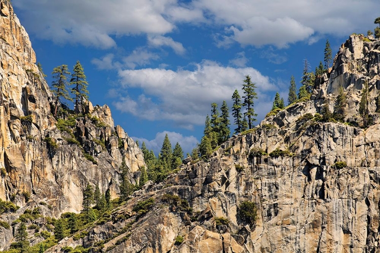 Picture of GRANITE VALLEY WALLS-YOSEMITE NATIONAL PARK-CALIFORNIA