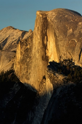 Picture of HALF DOME AT SUNSET FROM GLACIER POINT-YOSEMITE NATIONAL PARK-CALIFORNIA