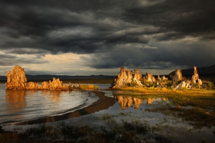 Picture of SUNSET LIGHT ON TUFA FORMATION-MONO LAKE-TUFA STATE NATURAL RESERVE-CALIFORNIA