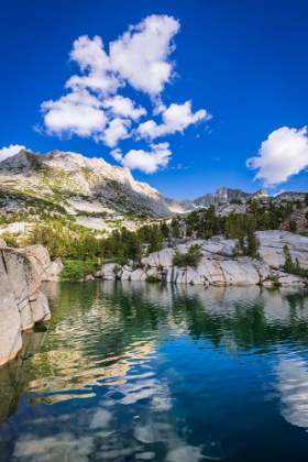 Picture of TREASURE LAKE-JOHN MUIR WILDERNESS-SIERRA NEVADA MOUNTAINS-CALIFORNIA-USA