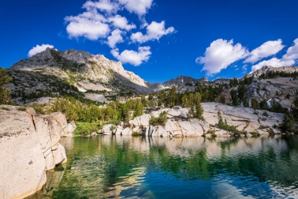 Picture of TREASURE LAKE-JOHN MUIR WILDERNESS-SIERRA NEVADA MOUNTAINS-CALIFORNIA-USA