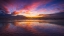 Picture of SUNSET OVER THE CHANNEL ISLANDS-VENTURA-CALIFORNIA-USA