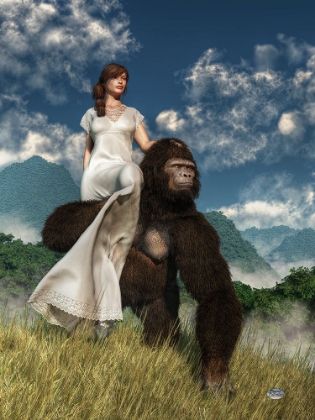 Picture of APE AND GIRL