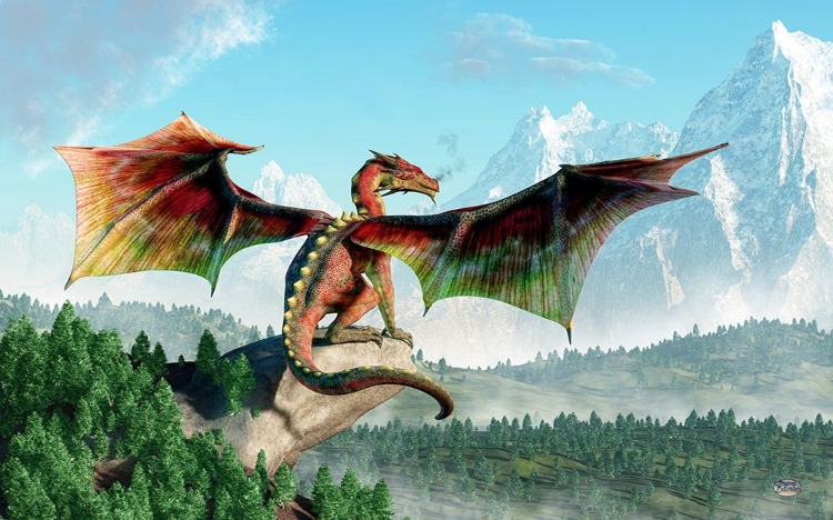 Picture of PERCHED DRAGON
