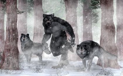 Picture of WEREWOLF AND WOLVES