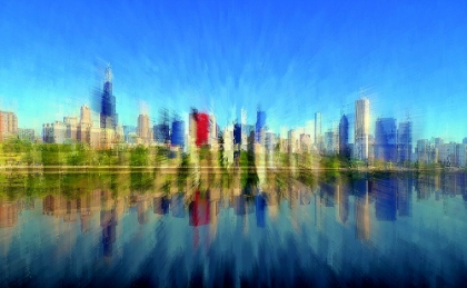 Picture of CHICAGO SKYLINE 4