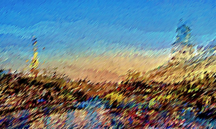 Picture of SEINE RIVER ABSTRACT
