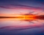 Picture of SUNSET MIRROR REFLECTION ON HARNEY LAKE AT SUNSET-FLORIDA