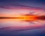 Picture of SUNSET MIRROR REFLECTION ON HARNEY LAKE AT SUNSET-FLORIDA