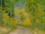 Picture of USA-IDAHO-HIGHWAY 36 WEST OF LIBERTY DIRT ROAD AND ASPENS IN AUTUMN