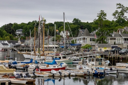 Picture of BOATS IN HARBOR IN CAMDEN-MAINE-USA