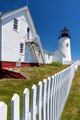 Picture of PEMAQUID POINT LIGHTHOUSE NEAR BRISTOL-MAINE-USA