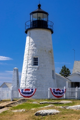 Picture of PEMAQUID POINT LIGHTHOUSE NEAR BRISTOL-MAINE-USA