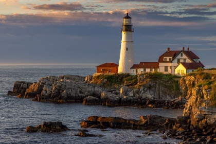 Picture of PORTLAND HEAD LIGHTHOUSE IN PORTLAND-MAINE-USA