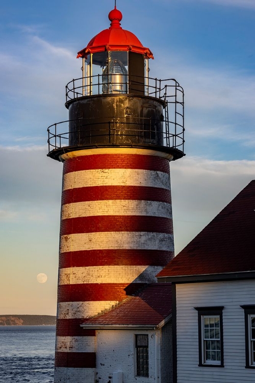 Picture of WEST QUODDY HEAD LIGHTHOUSE IS EASTERNMOST POINT IN USA NEAR LUBEC-MAINE-USA