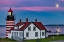 Picture of WEST QUODDY HEAD LIGHTHOUSE IS THE EASTERNMOST POINT IN USA NEAR LUBEC-MAINE-USA