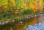 Picture of USA-NEW ENGLAND-MAINE-WILD RIVER-REFLECTIONS OF AUTUMN COLORS IN SMALL RIVER