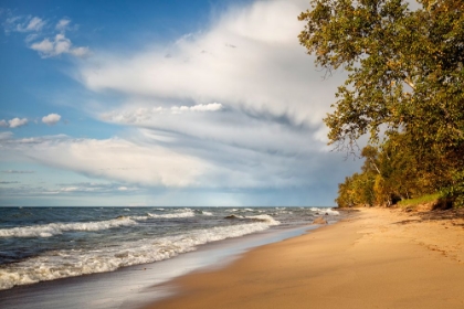 Picture of USA-MICHIGAN-MUNISING RECEDING STORM CLOUDS AT PICTURED ROCKS NATIONAL LAKESHORE