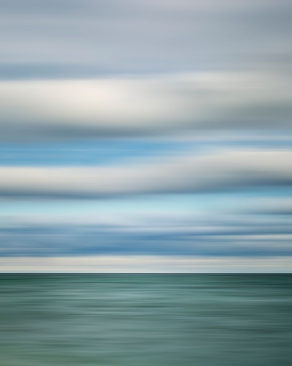 Picture of USA-MICHIGAN-MACKINAC ISLAND ABSTRACT BLUR OF LAKE HURON FROM MISSION POINT