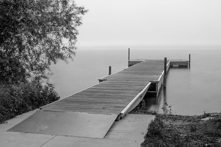 Picture of USA-MINNESOTA-BEMIDJI-DOCK ON LAKE BEMIDJI