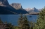 Picture of USA-MONTANA-GLACIER NATIONAL PARK LANDSCAPE WITH ST MARY LAKE AND MOUNTAINS