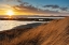 Picture of SUNSET SKIES AT FREEZEOUT LAKE WILDLIFE MANAGEMENT AREA NEAR CHOTEAU-MONTANA-USA
