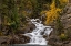 Picture of GROS VENTRE FALLS IN AUTUMN-GLACIER NATIONAL PARK-MONTANA-USA